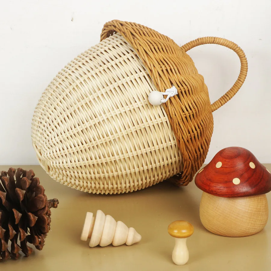 Outdoor Picnic Baskets Mushroo - đánh giá và giá Rattan Plant Basket