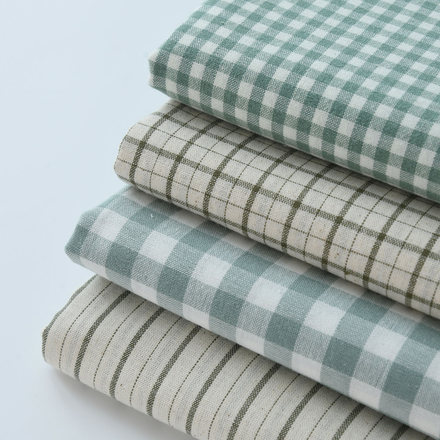 Vintage Green Faux Linen Fabri - đánh giá và giá Linen Table Runner