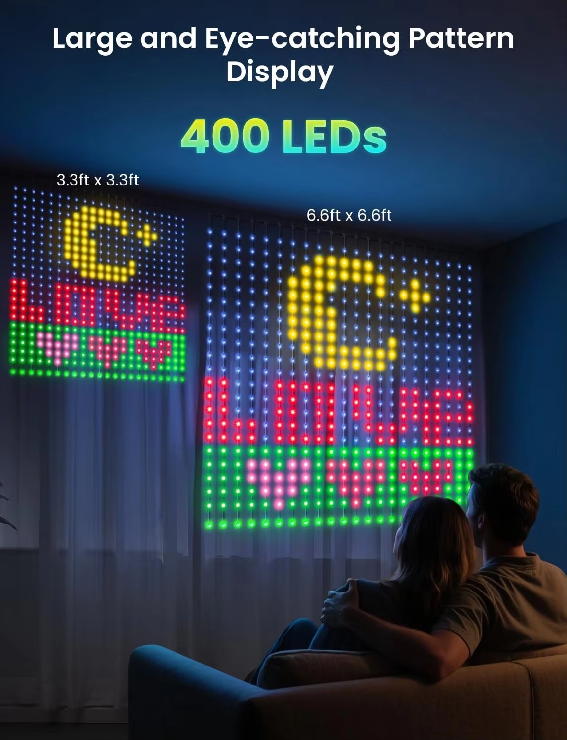 USB Curtain Light 400 LED Dyna - đánh giá và giá Home Decor Free App