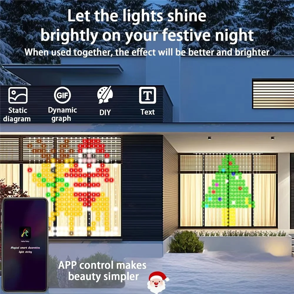 Smart LED Curtain Lights RGB A - đánh giá và giá Home Decor Free App