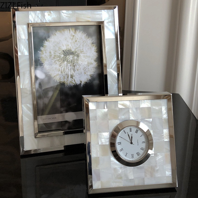 European Shell Decorative Allo - đánh giá và giá Bamboo Photo Frame