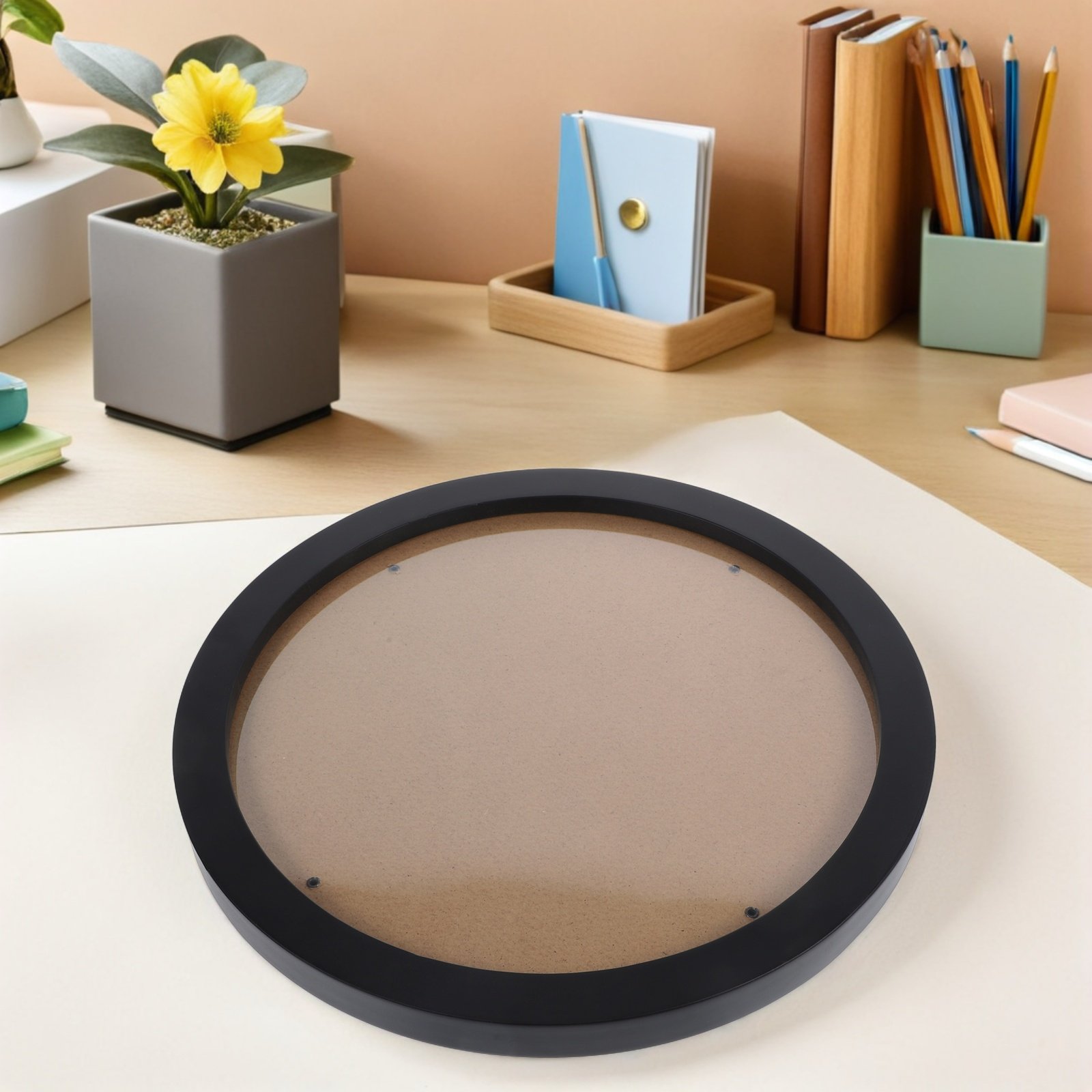 Round Embroidery Display Frame - đánh giá và giá Bamboo Photo Frame