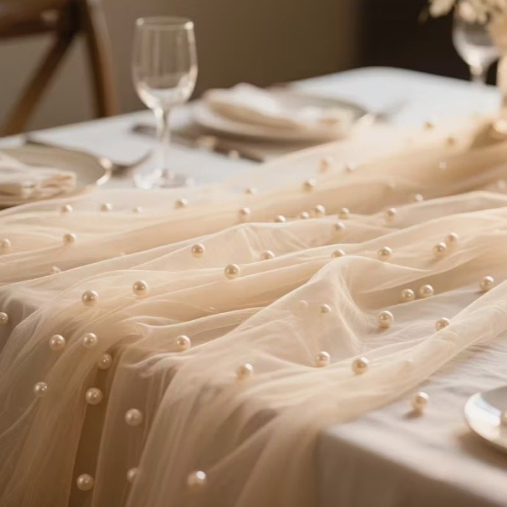 Dreamy Luxury Wedding Table Ru - đánh giá và giá Linen Table Runner
