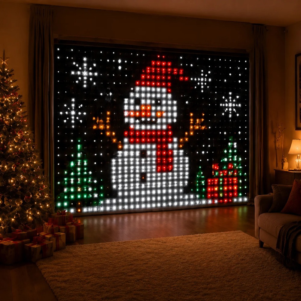 LED Pixel Curtain Lights Bluet - đánh giá và giá Home Decor Free App