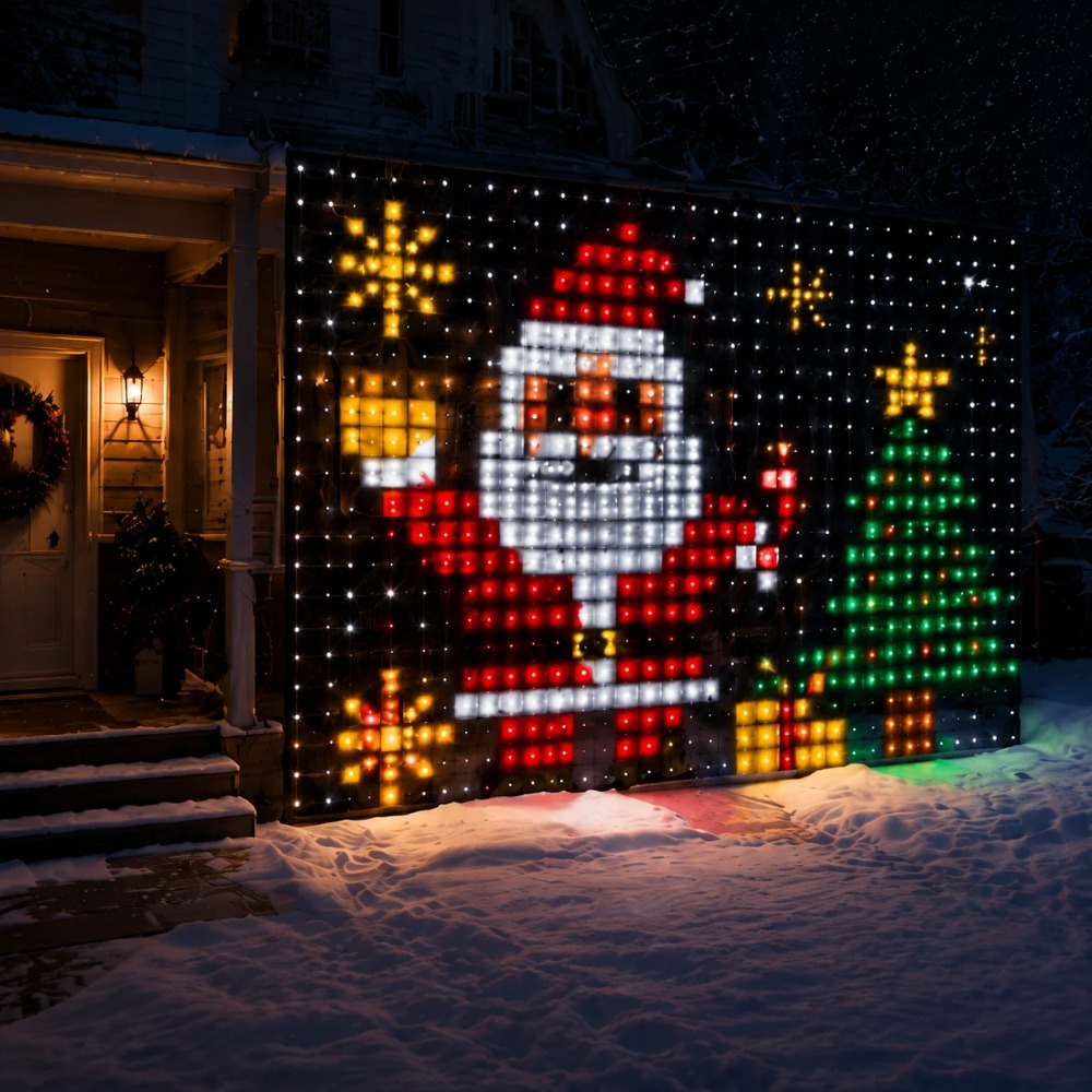 LED Pixel Curtain Lights Bluet - đánh giá và giá Home Decor Free App