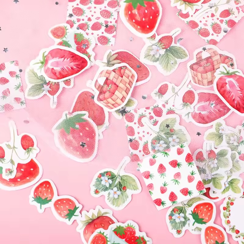 45Pcs Fruit Strawberry Box Sti - đánh giá và giá Home Decor Magazine