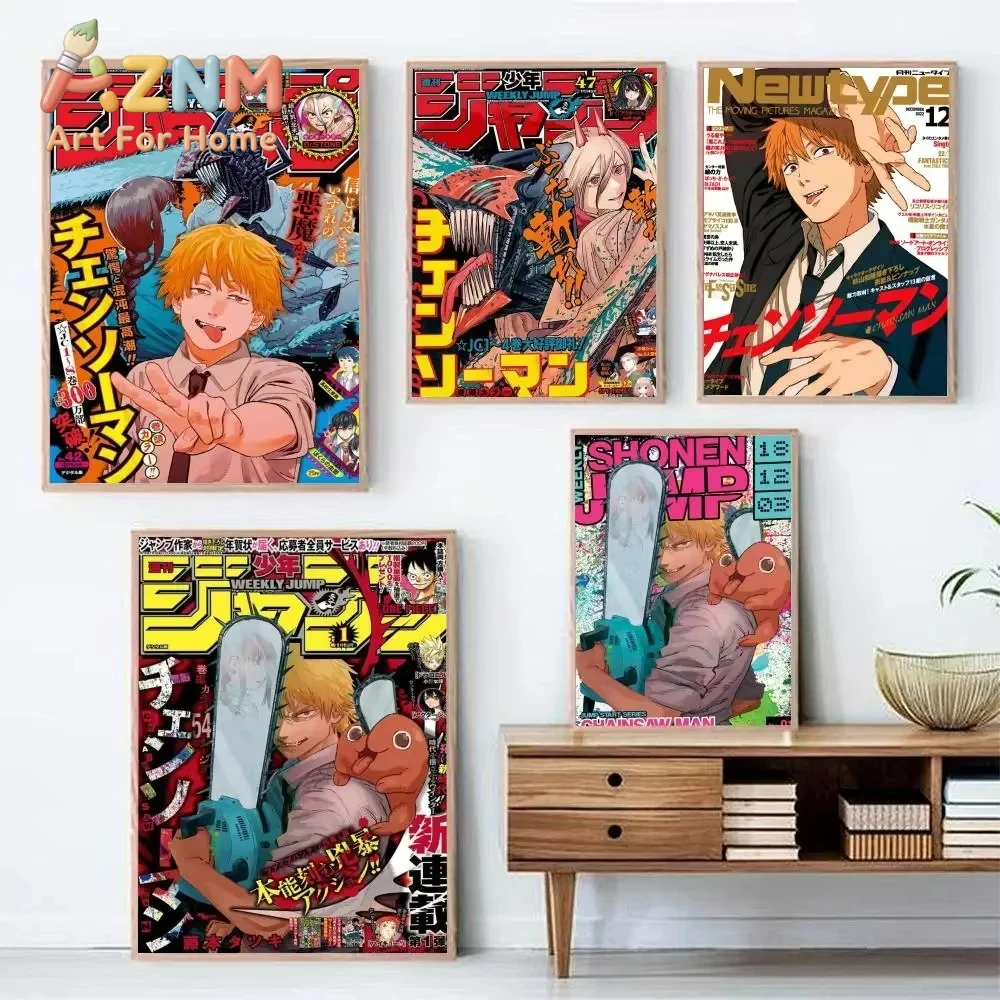 AZNM Chainsaw Man Anime Canvas - đánh giá và giá Home Decor Magazine