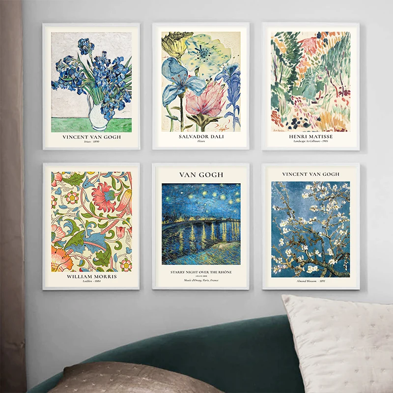 Van Gogh Star Vase Series Wall - đánh giá và giá Home Decor Za