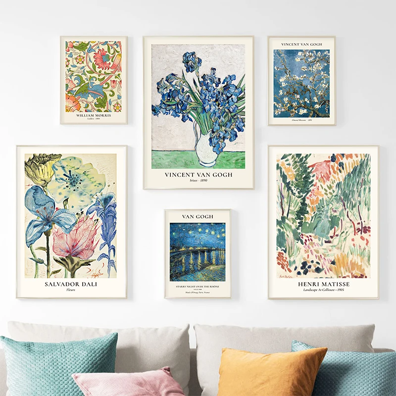 Van Gogh Star Vase Series Wall - đánh giá và giá Home Decor Za