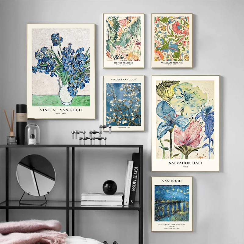 Van Gogh Star Vase Series Wall - đánh giá và giá Home Decor Za
