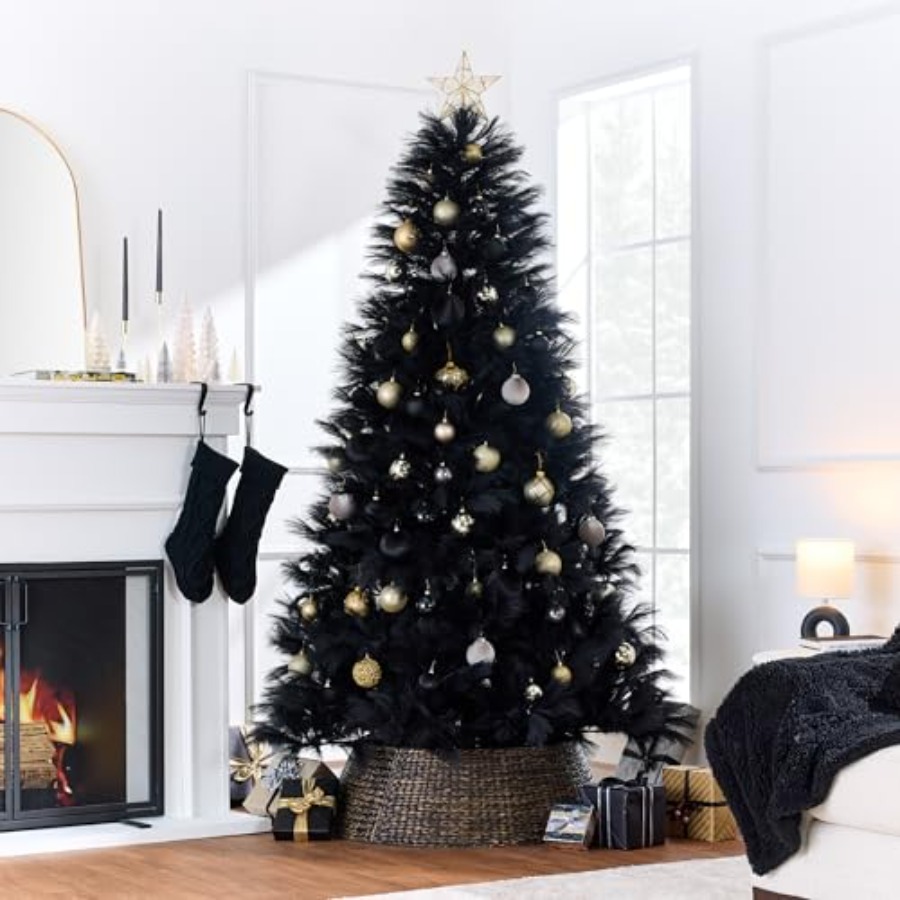 Christmas tree decor: artifici - đánh giá và giá Pampas Grass Decor