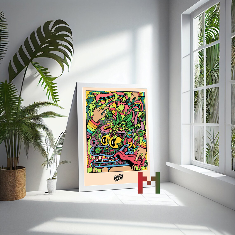 Killer Acid Art Decor Canvas P - đánh giá và giá Home Decor Za
