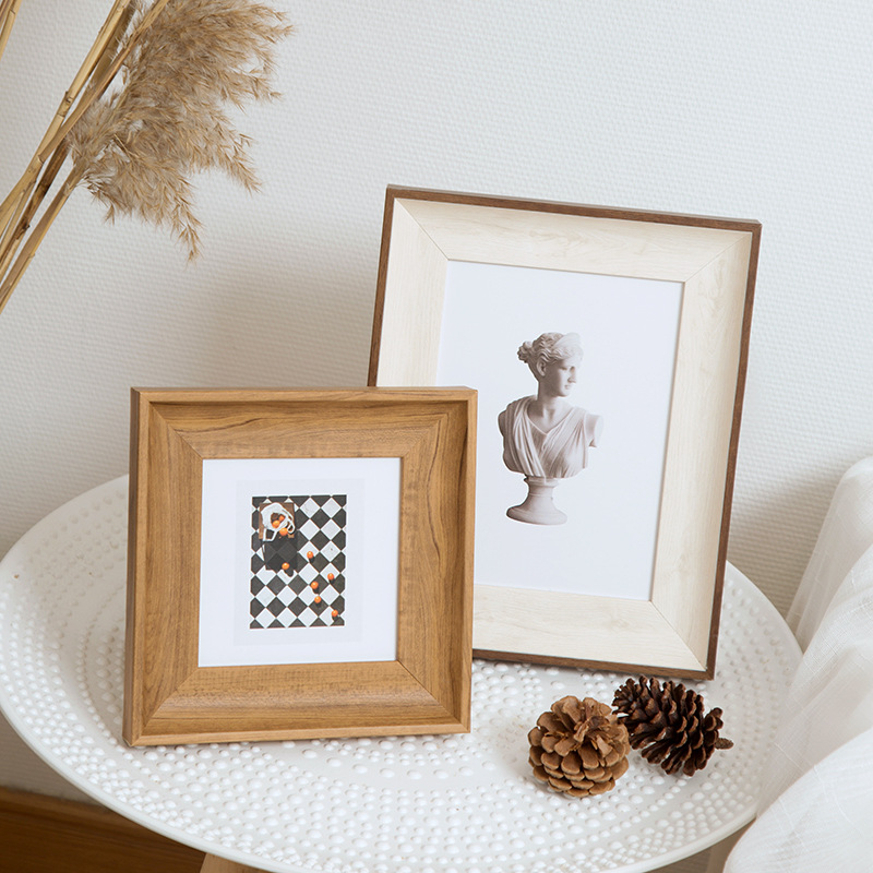 Minimalist Square Photo Frame  - đánh giá và giá Bamboo Photo Frame