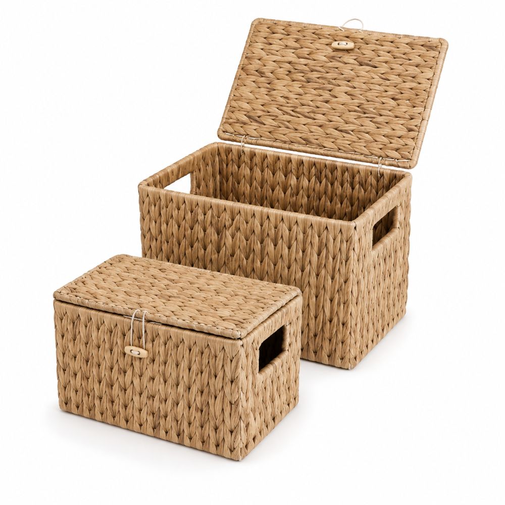 Water Hyacinth Wicker Storage  - đánh giá và giá Rattan Plant Basket