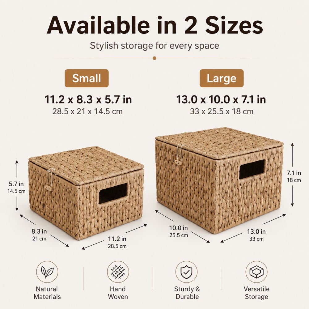Water Hyacinth Wicker Storage  - đánh giá và giá Rattan Plant Basket