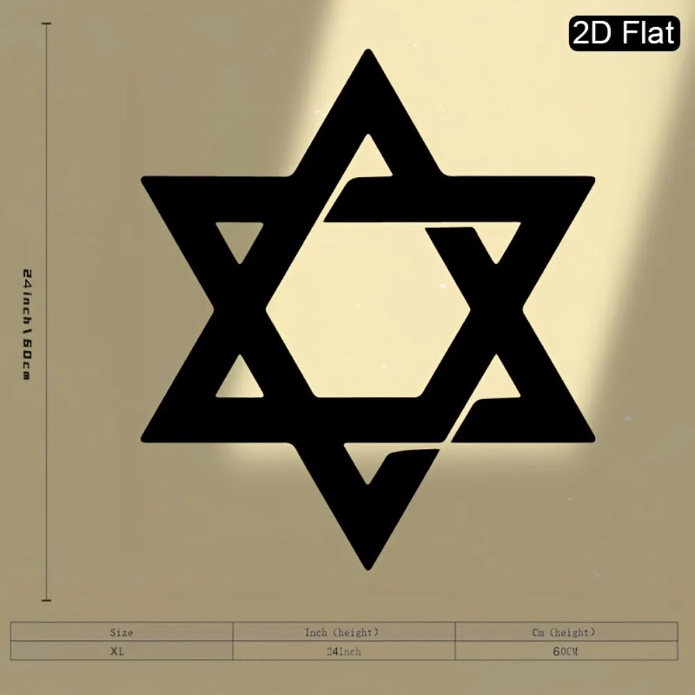 CIFBUY Iron Wall Art Star of D - đánh giá và giá Home Decor Theme