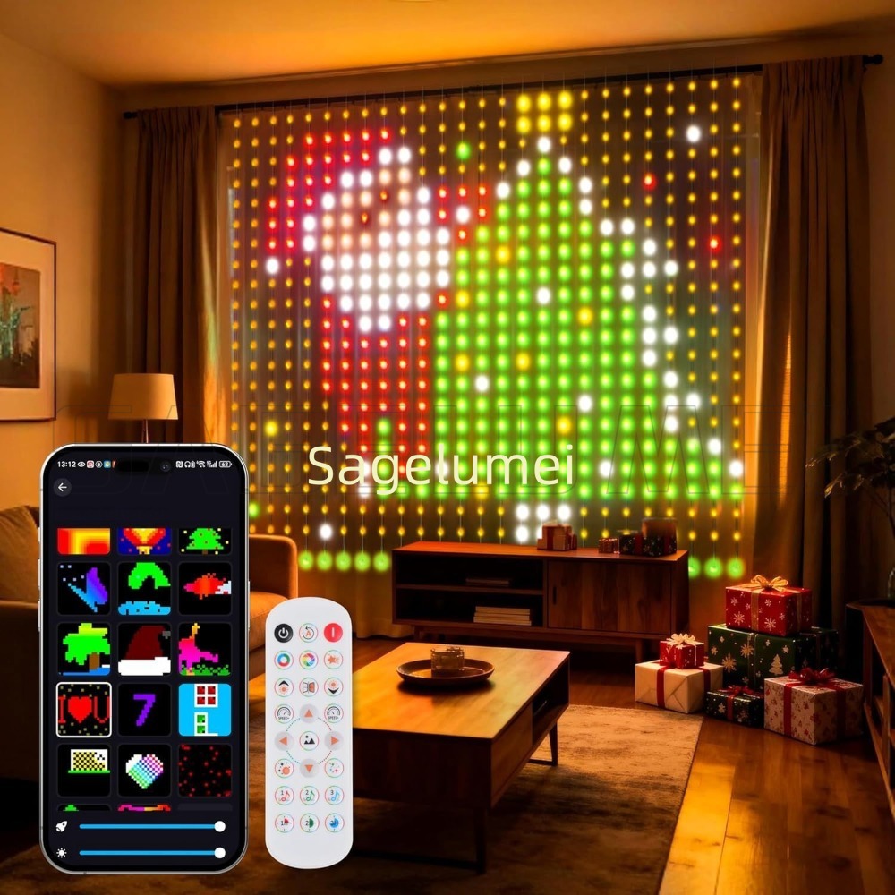 1.6M-3M Smart LED Curtain Ligh - đánh giá và giá Home Decor Free App
