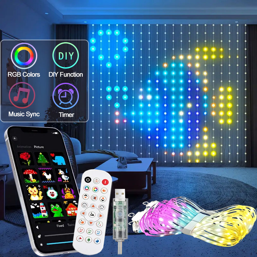 Smart LED Curtain Light APP Co - đánh giá và giá Home Decor Free App