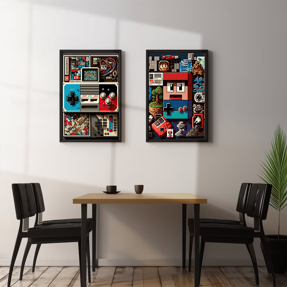 Pixel Gaming Game Boy Poster C - đánh giá và giá Home Decor Za
