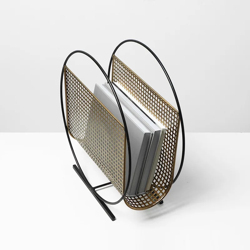 Creative Grid Round Metal Maga - đánh giá và giá Home Decor Magazine
