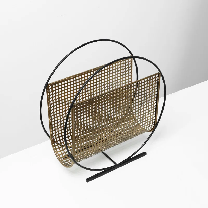 Creative Grid Round Metal Maga - đánh giá và giá Home Decor Magazine