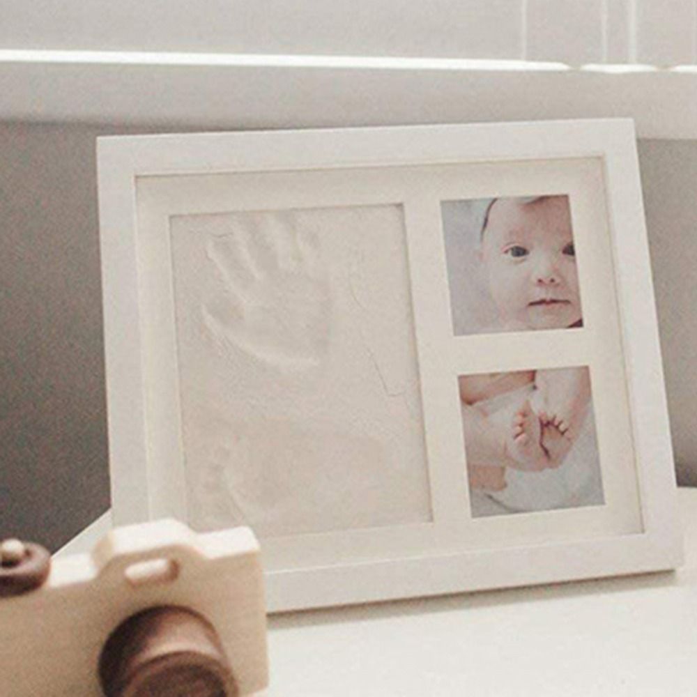 Imprint Clay Baby Hand and Foo - đánh giá và giá Bamboo Photo Frame