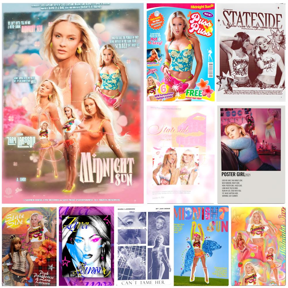 Singer Z-Zara L-Larsson Poster - đánh giá và giá Home Decor Za