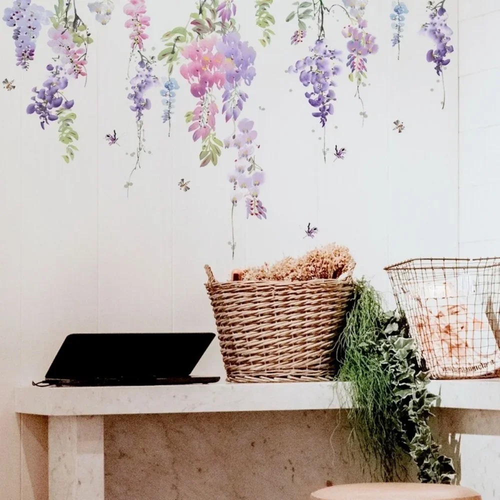 Flower Plants Floral Wall Stic - đánh giá và giá Home Decor Indonesia