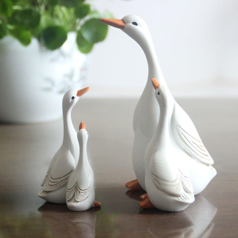 Fun Cute Duck Resin Statue Mot - đánh giá và giá Home Decor Za