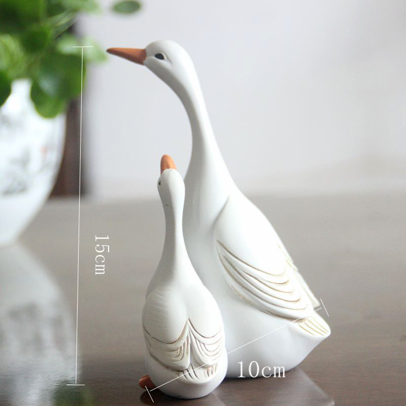 Fun Cute Duck Resin Statue Mot - đánh giá và giá Home Decor Za