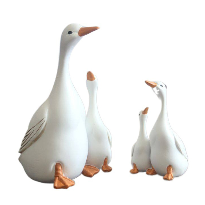 Fun Cute Duck Resin Statue Mot - đánh giá và giá Home Decor Za
