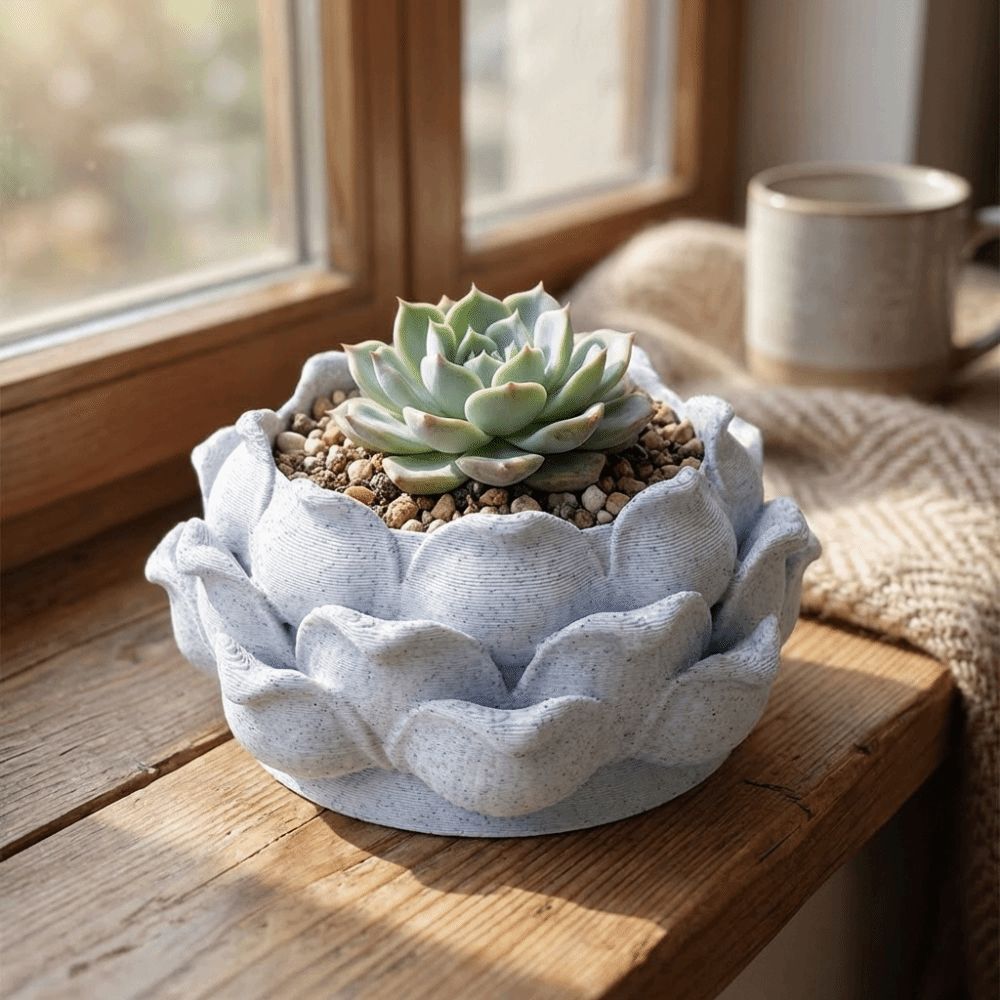 Lotus Shaped Succulent Plant P - đánh giá và giá Rattan Plant Basket