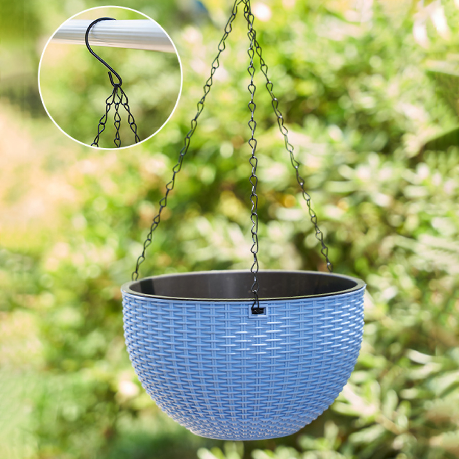 Pot Indoor Hanging Basket Simp - đánh giá và giá Rattan Plant Basket
